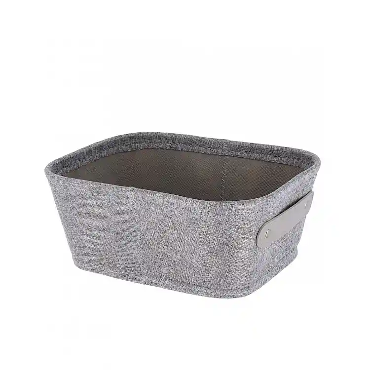 Καλάθι polyester γκρι 26x20,5x10,5
