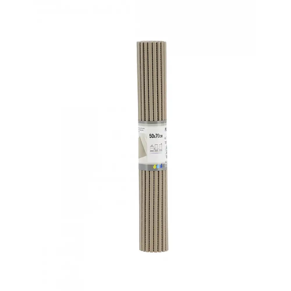 xαλί μπάνιου αντιολ/κο ανάγλυφο καφέ 50x70