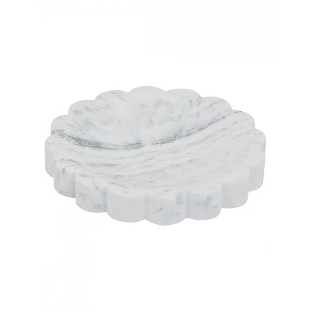 Σαπουνοθήκη μάρμαρο λευκό 12,4x1,5cm