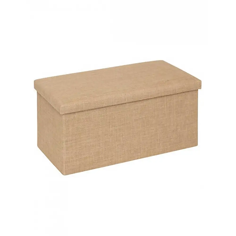 Σκαμπω μπαούλο  JUTE EFFECT 76 x 38 x 38 cm