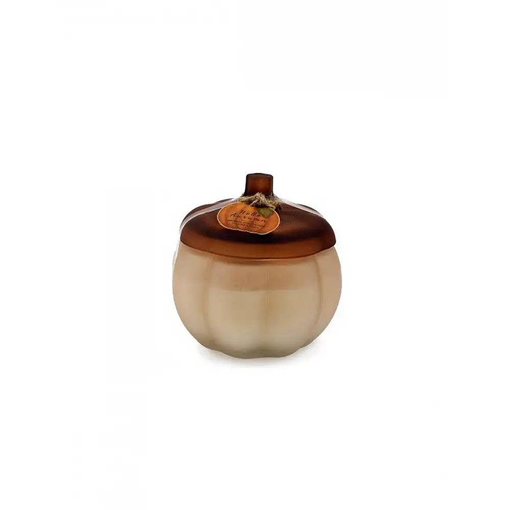 Κερί σε κολοκύθα γυάλινη 12x11,5cm