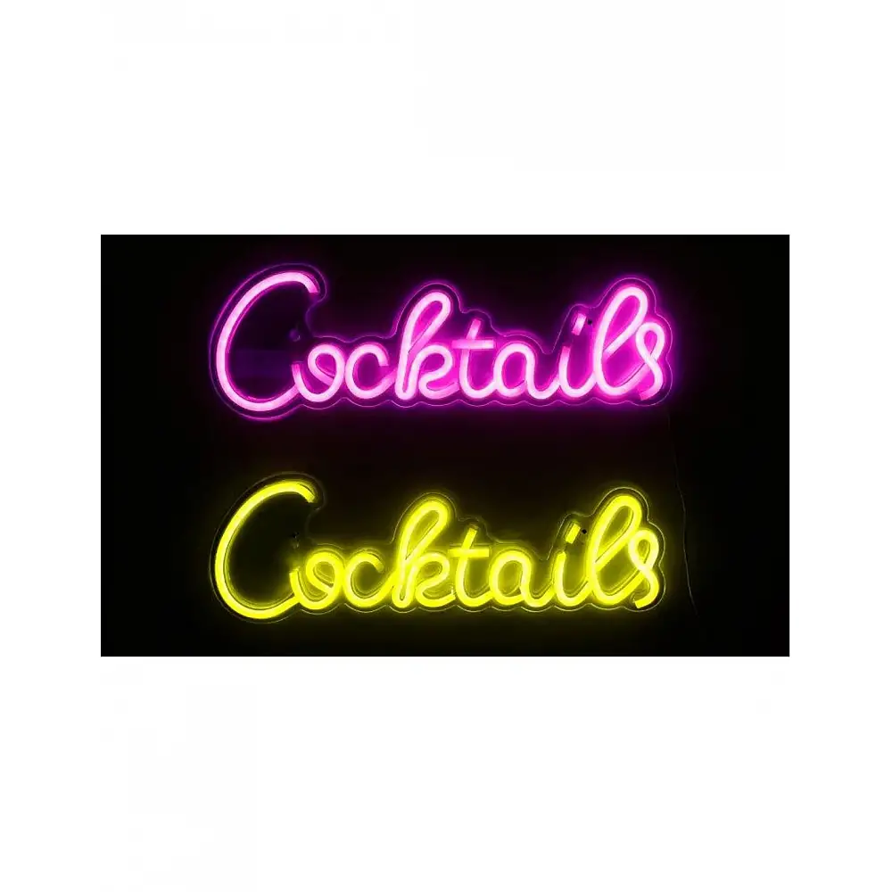 Επιγραφή LED neon COCTAILS 42X14