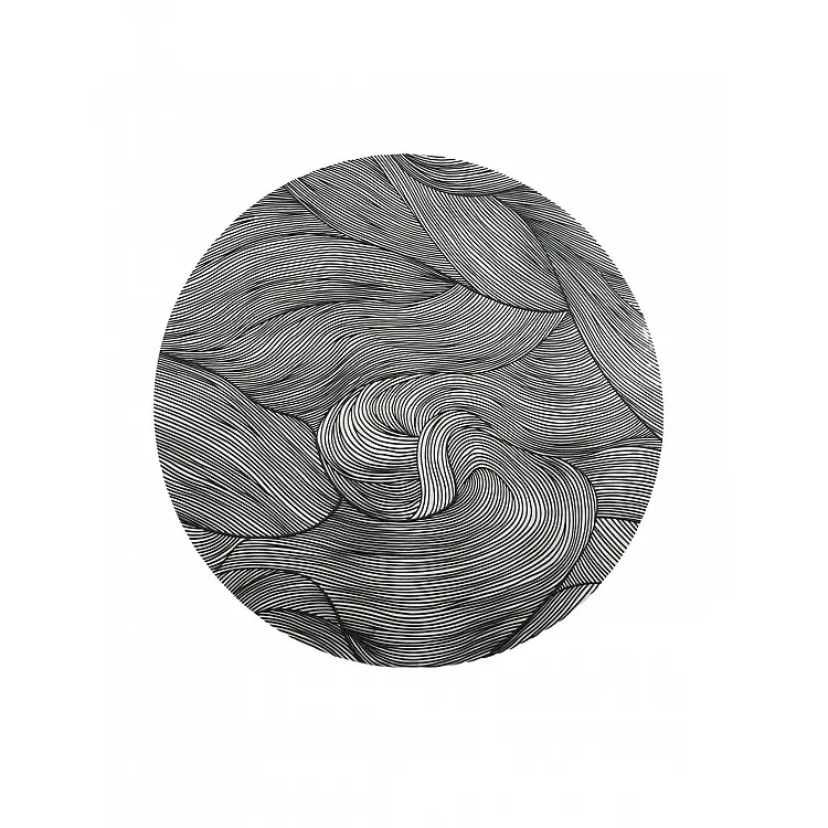 Σουπλά γκρι PVC Embossed printed Φ38cm