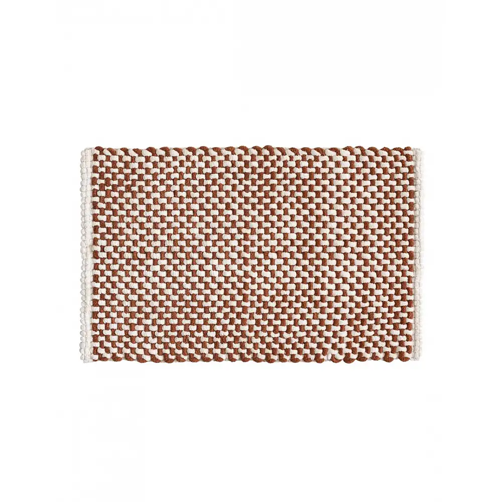 Πατάκι μπάνιου chenille terracotta 50x80cm