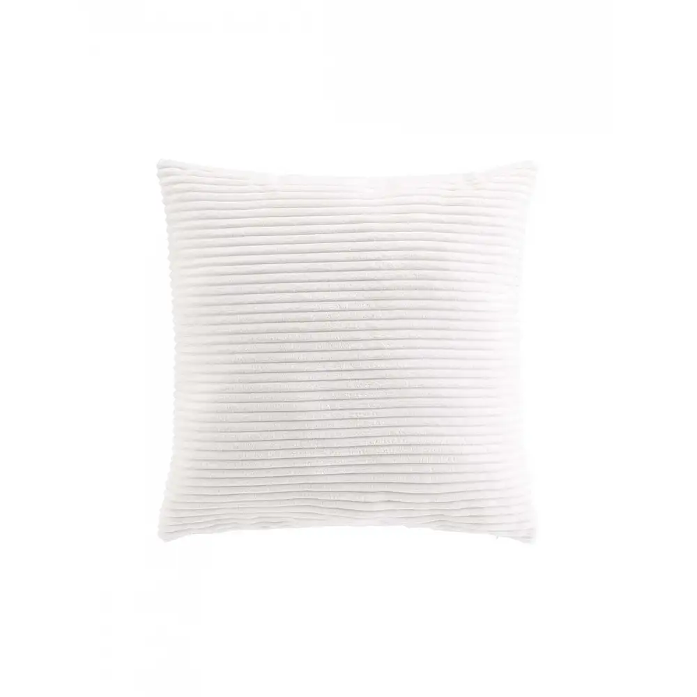 Μαξιλάρι embossed velvet λευκό 45x45cm