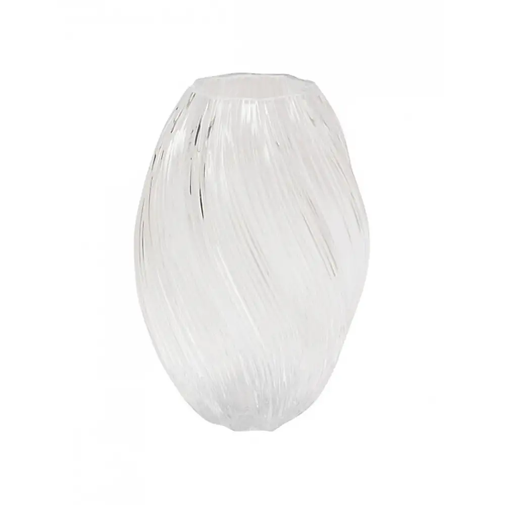 Βάζο γυάλινο διάφανο 17x27cm