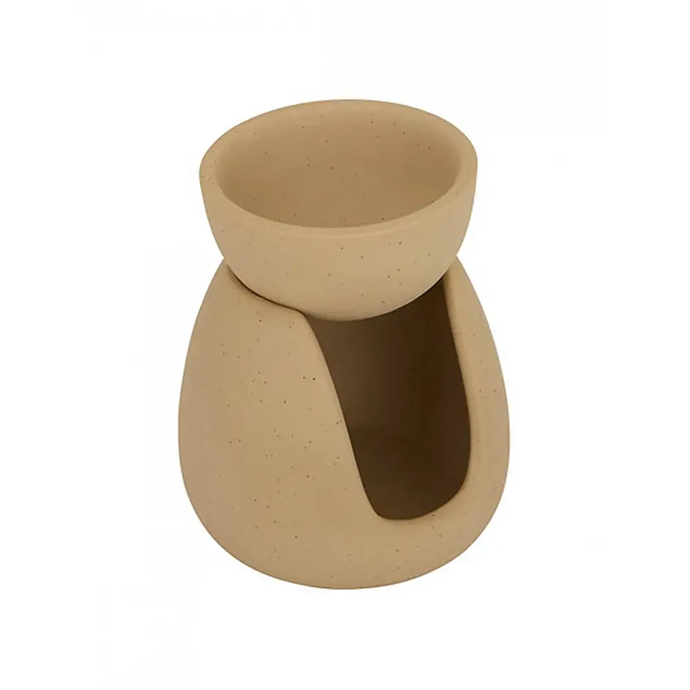 Αρρωματιστής κεραμικός μπεζ Φ11Η7,2cm