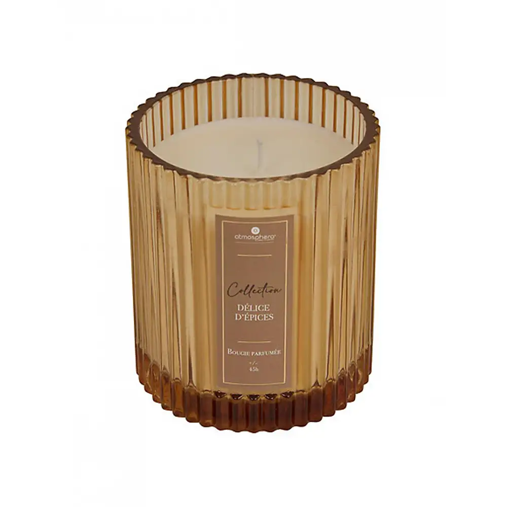 Κερί σε γυάλινο ποτήρι 290g Spicy Delights  8,8 x 10 cm