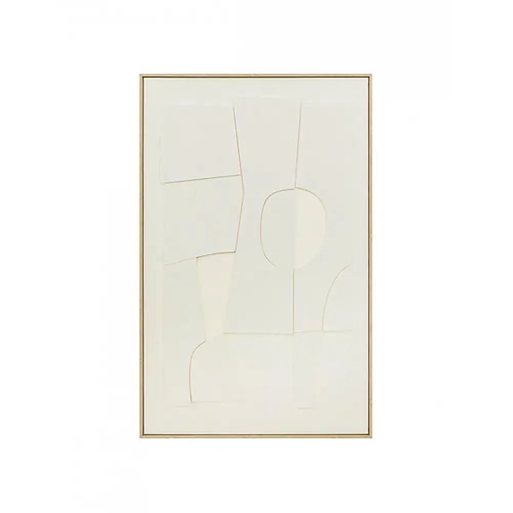 Πίνακας 3D  YELENA  εκρού 116x75cm