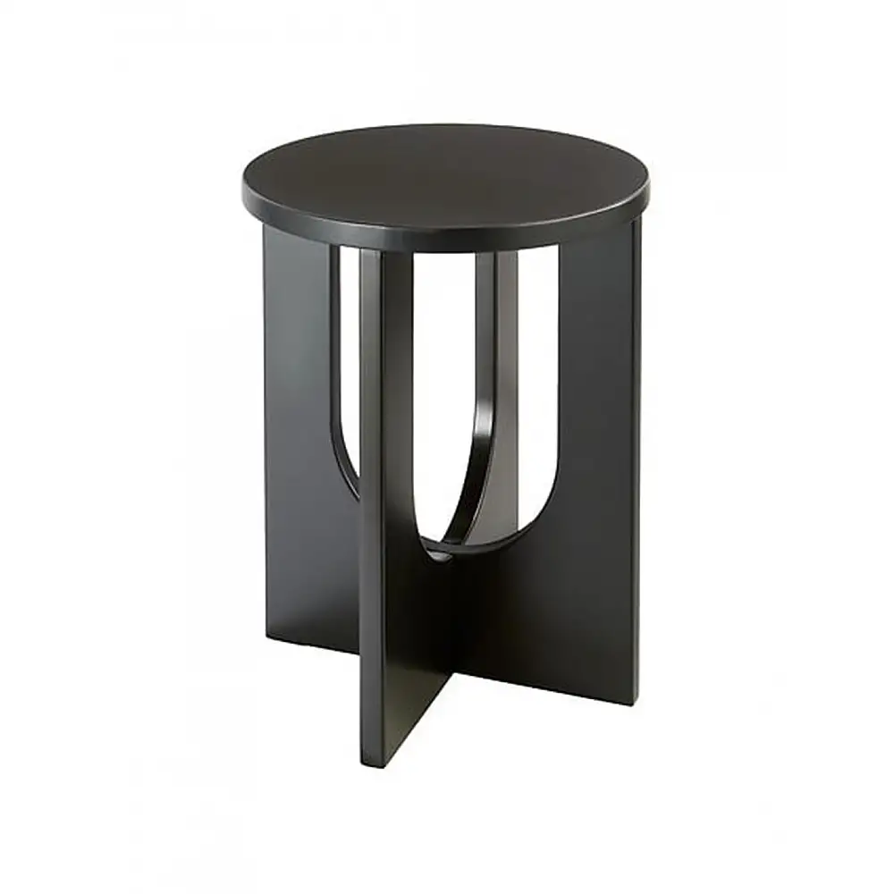 Βοηθητικό τραπέζι μαύρο MDF 40x50,5 cm