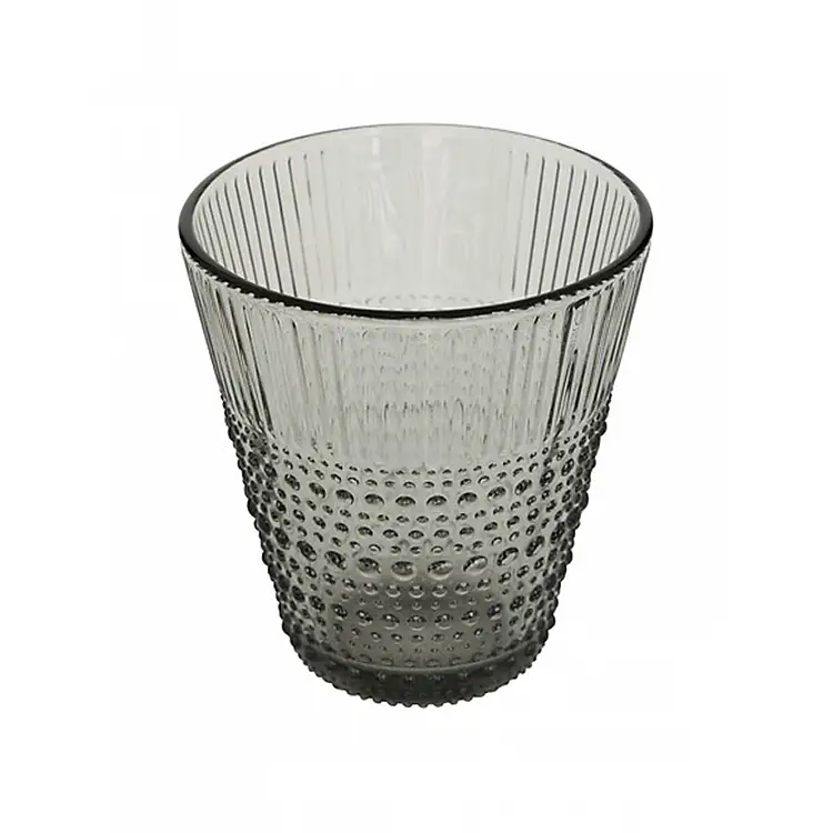 Ποτήρι νερού Bubble γκρι 27cl/9x9,6cm