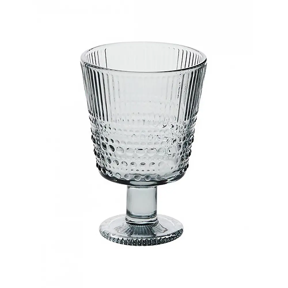 Ποτήρι κρασιού Bubble γκρι 23cl/8,7x12,8 cm