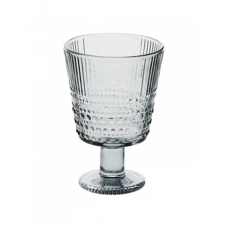 Ποτήρι κρασιού Bubble γκρι 23cl/8,7x12,8 cm