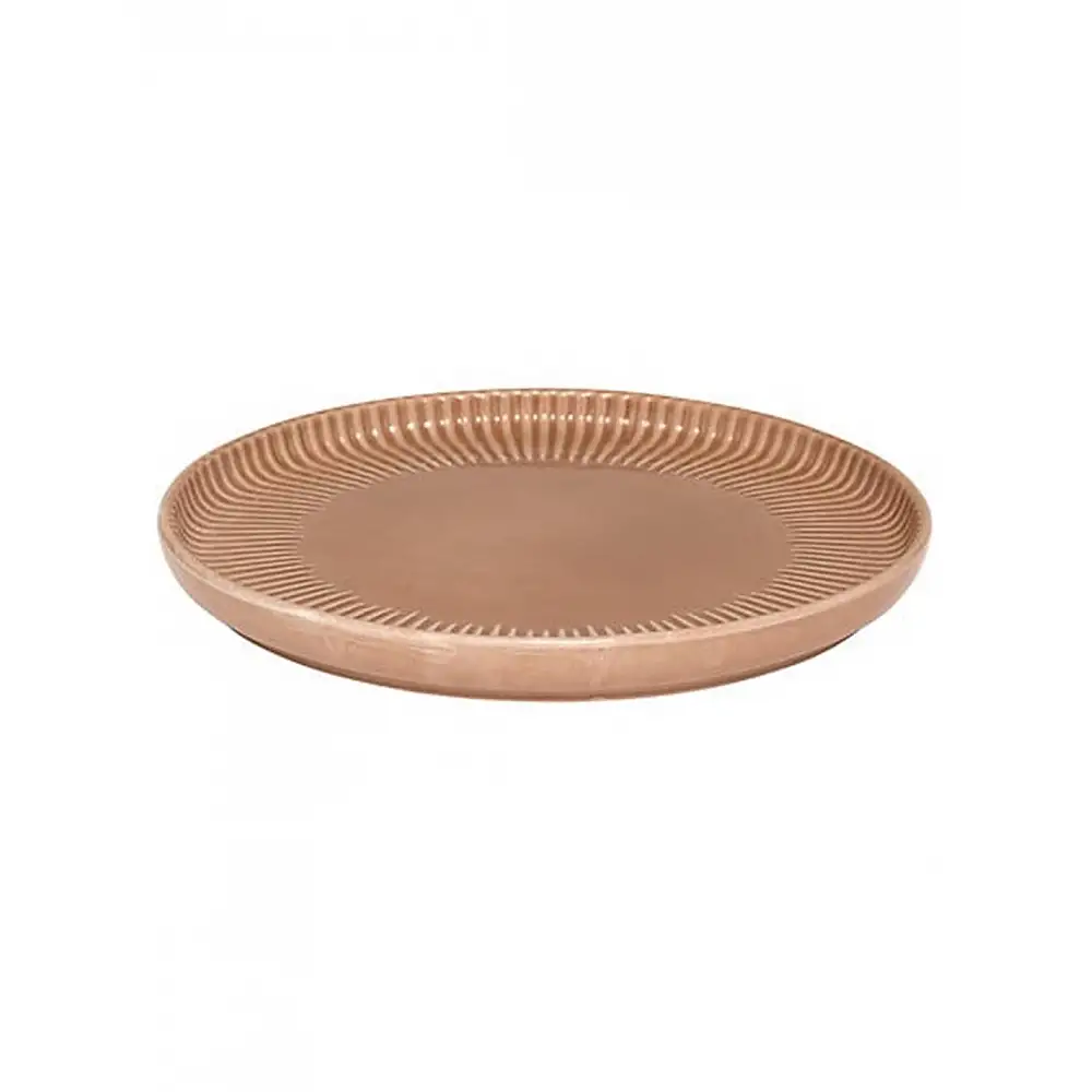 Πιάτο  Chloe  stoneware μόκα Φ20cm