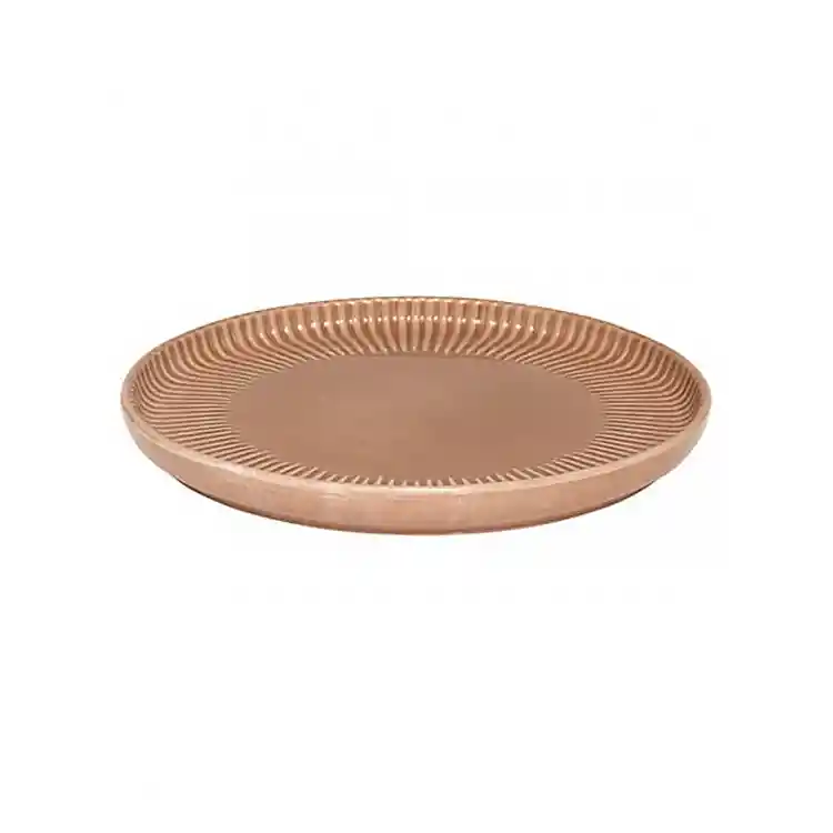 Πιάτο  Chloe  stoneware μόκα Φ20cm