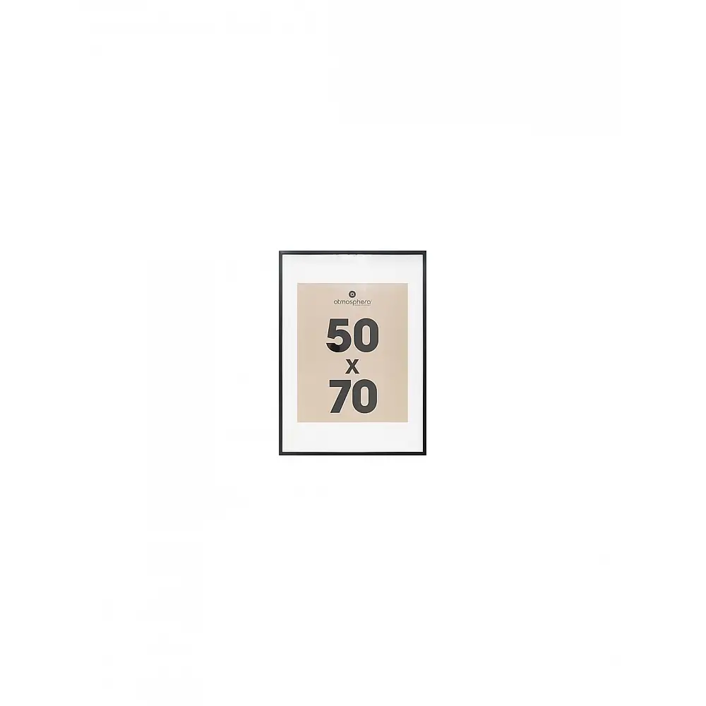 Κορνίζα ξύλινο μαύρη 50x70