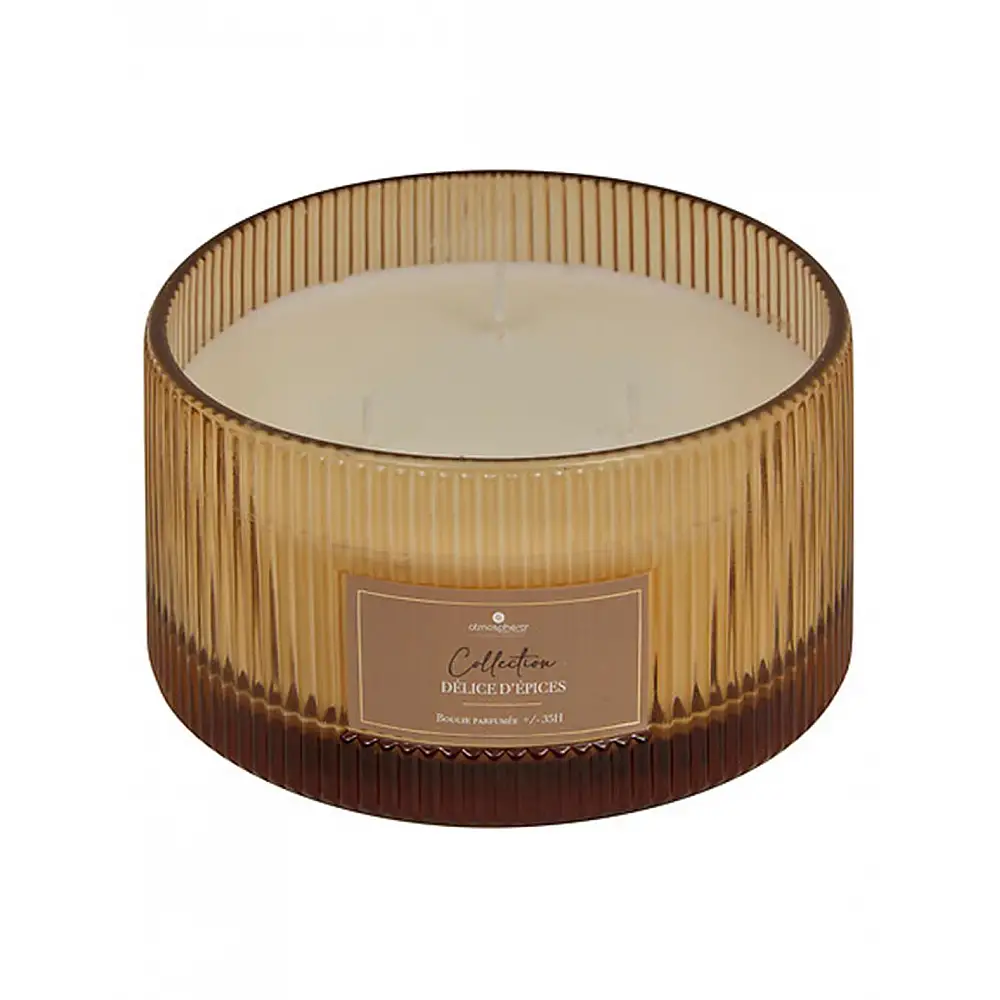 Κερί σε γυάλινο ποτήρι 635g Spicy Delights  15,1x8,1 cm