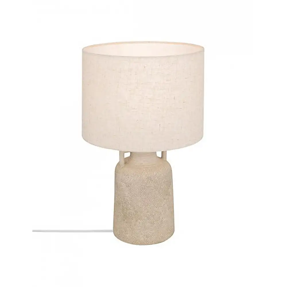 Λάμπα αμφορέας γκρι κεραμικός 28x45,5 cm