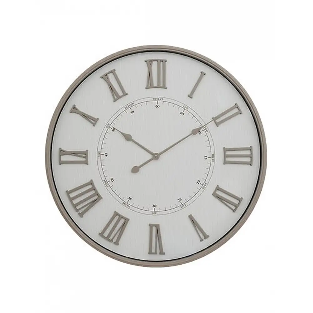 Ρολόι τοίχου  Davina στρογγυλό  Πλαστ. Φ76cm
