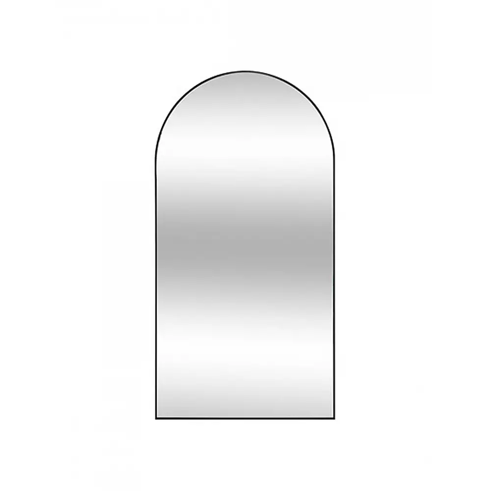 Καθρέφτης τοίχου καμάρα μαυρο μεταλλικό πλαίσιο 91x177 cm