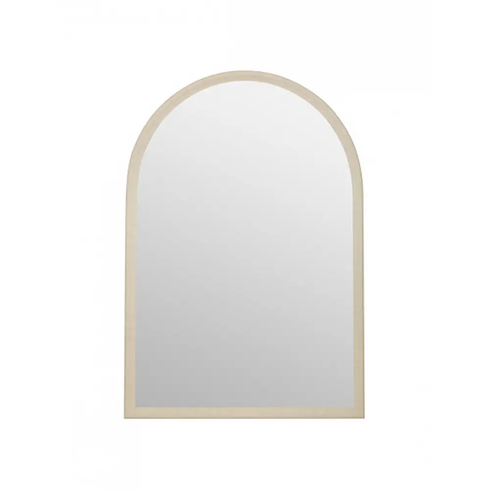 Καθρέφτης τοίχου καμάρα γκρι πλαστικό πλαίσιο 96x66cm