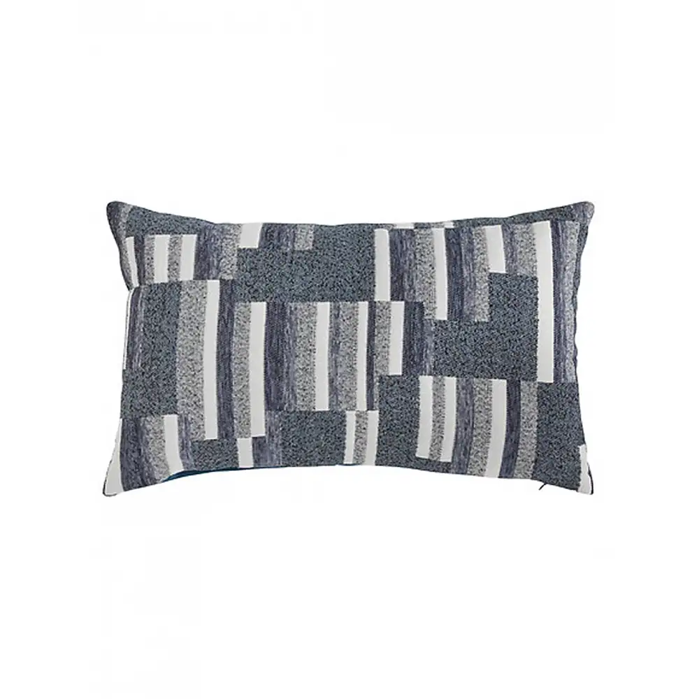 Μαξιλάρι Jacquard μπλε 30x50cm