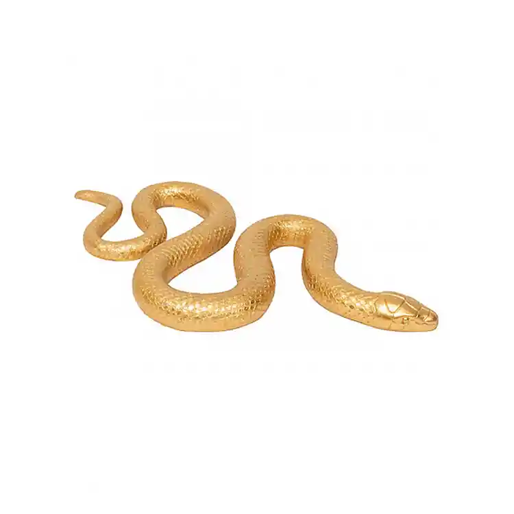 Φίδι διακοσμητικό χρυσό 34,6x18,5x2,5cm