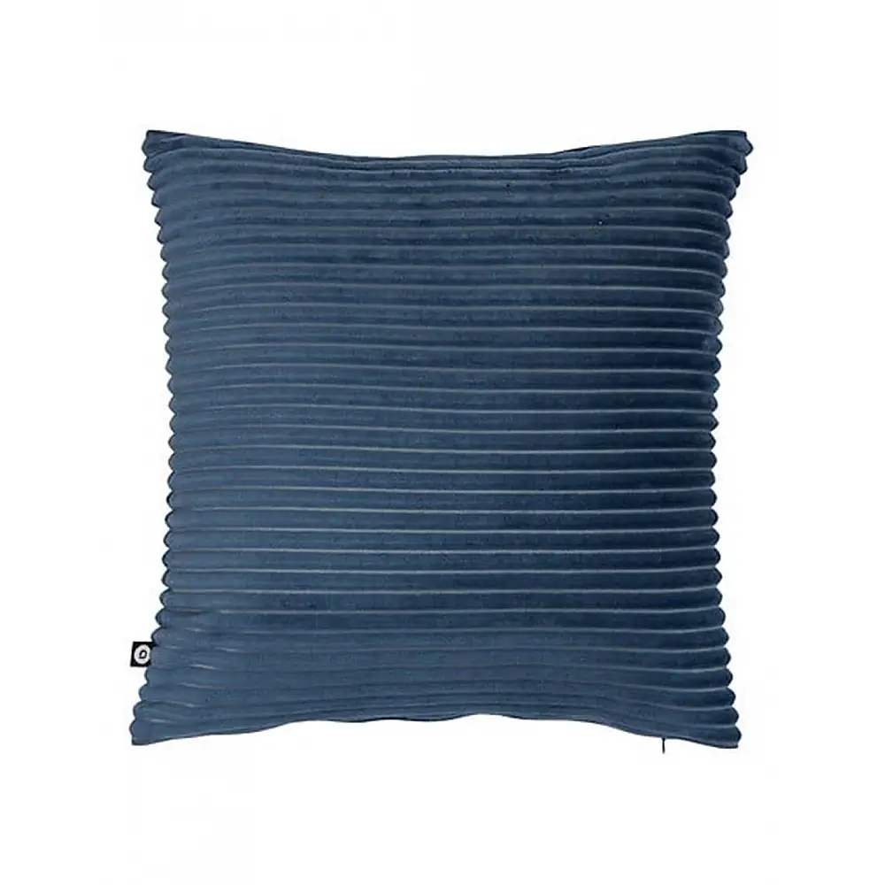 Μαξιλάρι μπλε κοτλέ 38x38cm