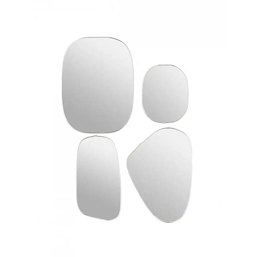 Καθρέφτες ασημί κορνίζα s/4 30x40cm