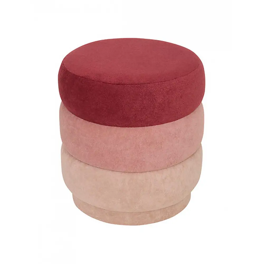 Σκαμπώ ροζ/3αποχρώσεις Φ37,5x40cm