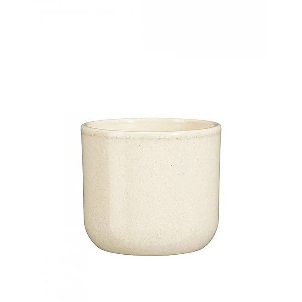 Κασπώ κεραμικό εκρού Φ14Η12,5cm