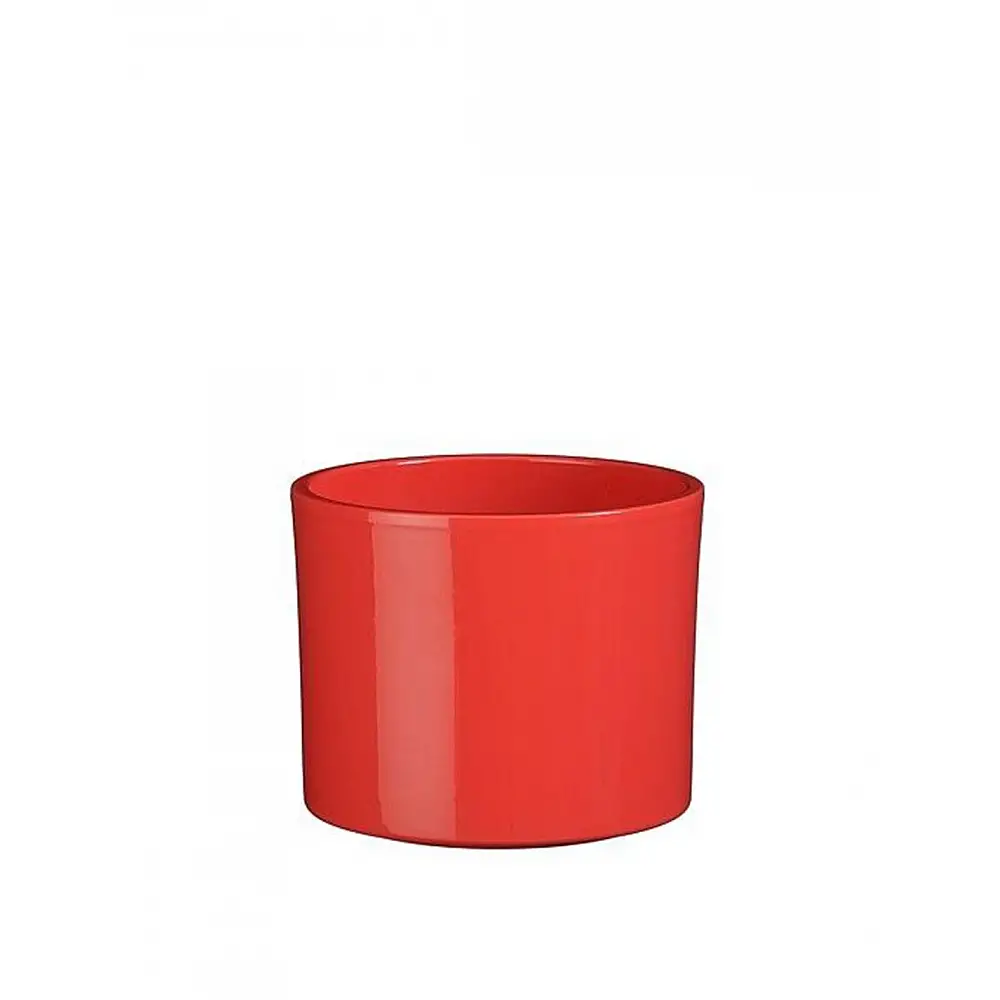 Κασπώ κεραμικό κόκκινο Φ12Η10cm