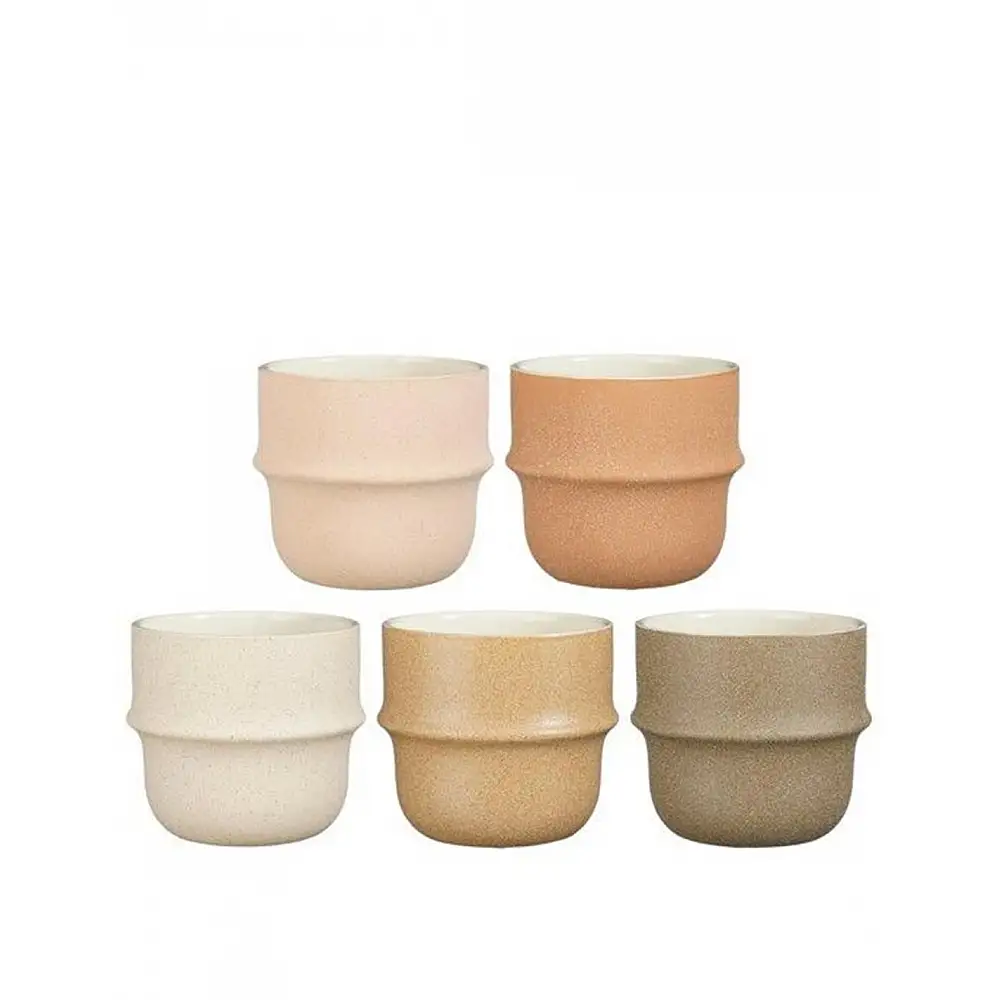 Κασπώ κεραμικό 5χρώματα Φ14,5Η12,5 cm