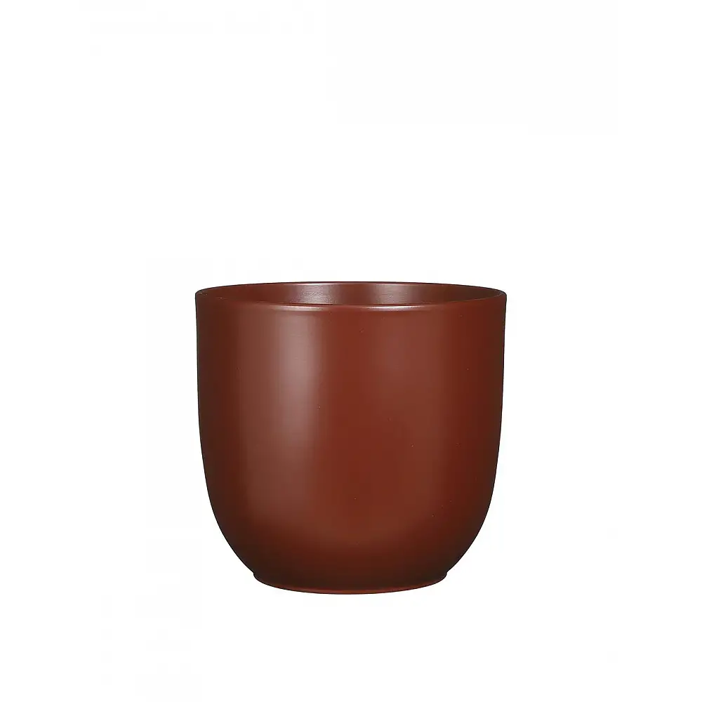 Κασπώ κεραμικό καφέ ματ Φ25Η23 cm