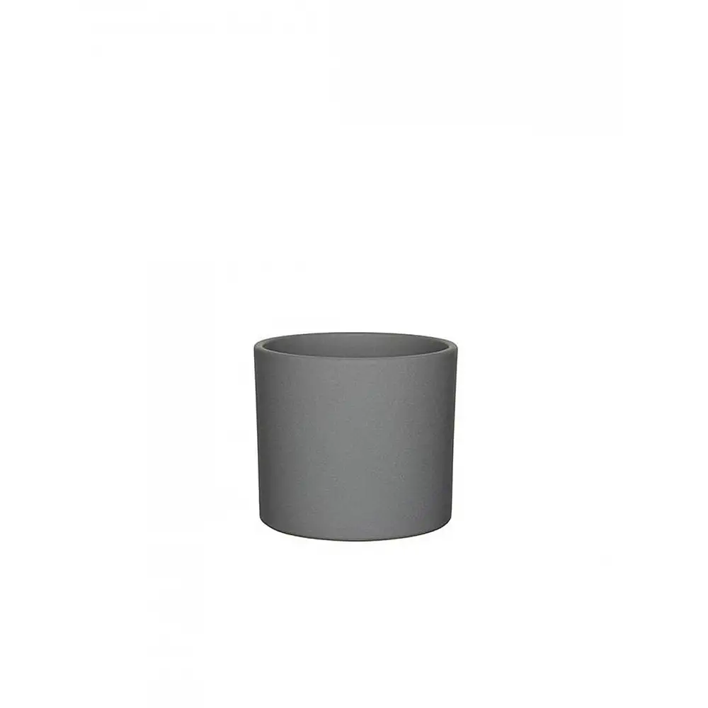 Κασπώ κεραμικό γκρι σκούρο ματ Φ12Η10cm