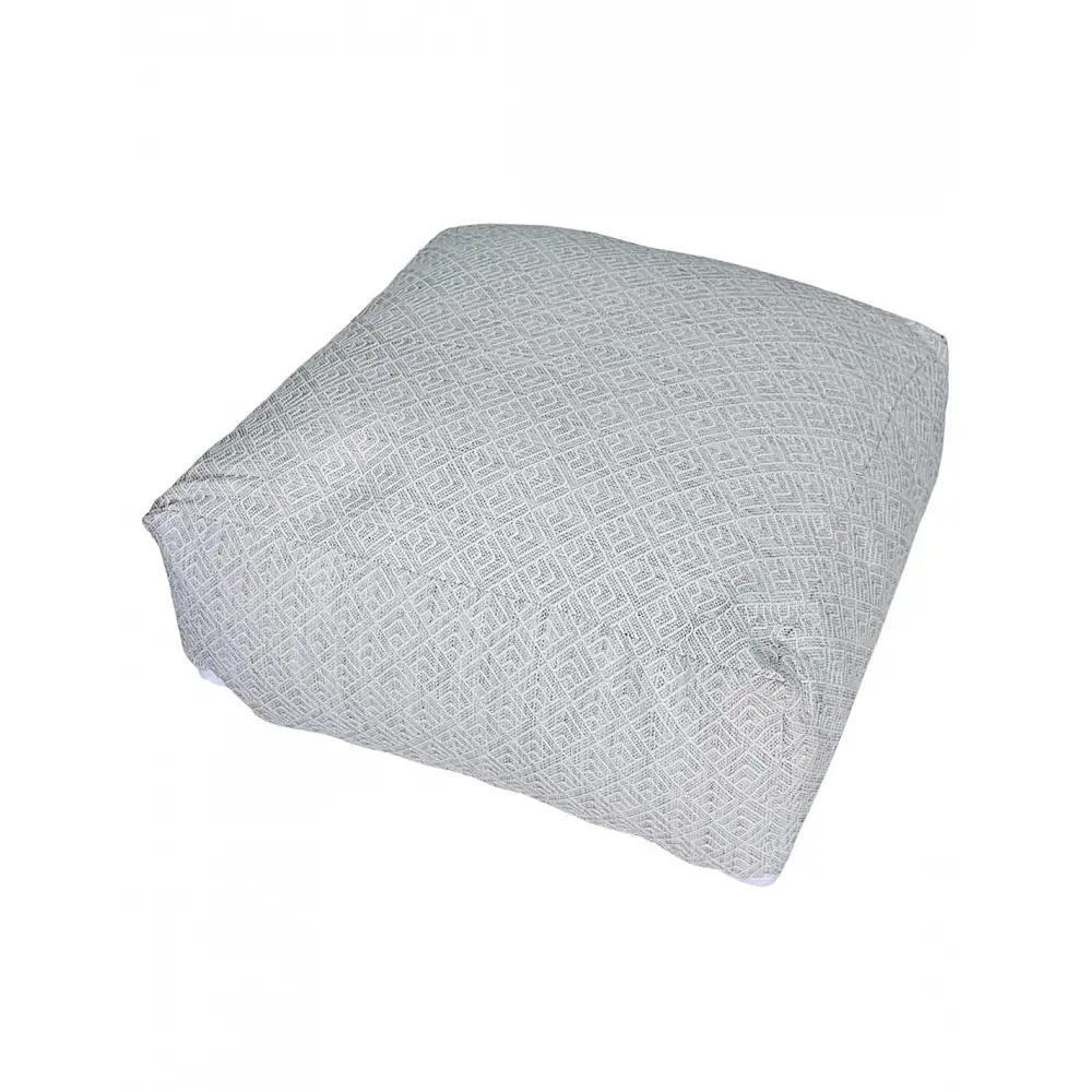 Μαξιλάρα / πουφ εξ. χώρου ριγέ γκρι 60x60x25