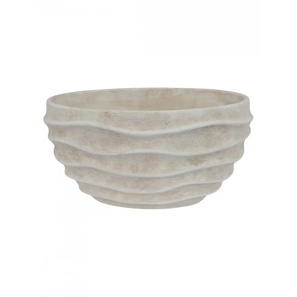 Κασπώ οβάλ κεραμικό λευκό 36,3x19,5x19,5