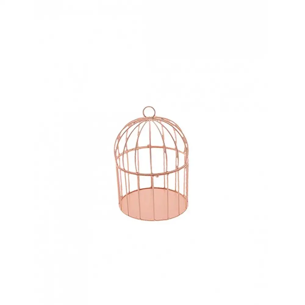 Κλουβί μεταλλικό ροζ 17x25cm