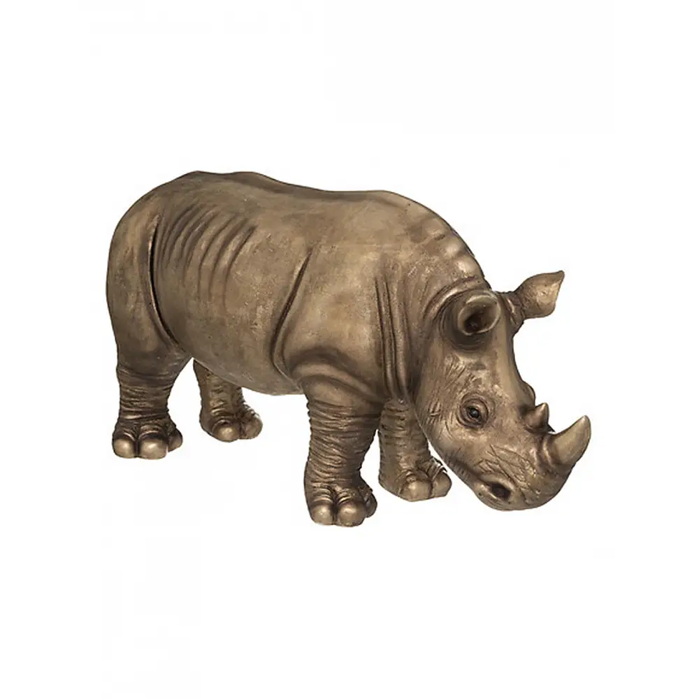 Ρινόκερος μπρονζέ 86 x 32 x 45 cm