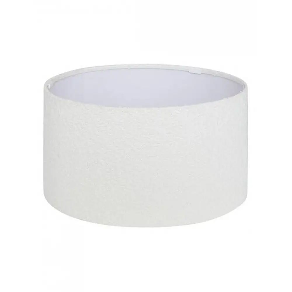 Καπέλο φωτιστικού πτυσ. μπουκλέ λευκό 40x23cm