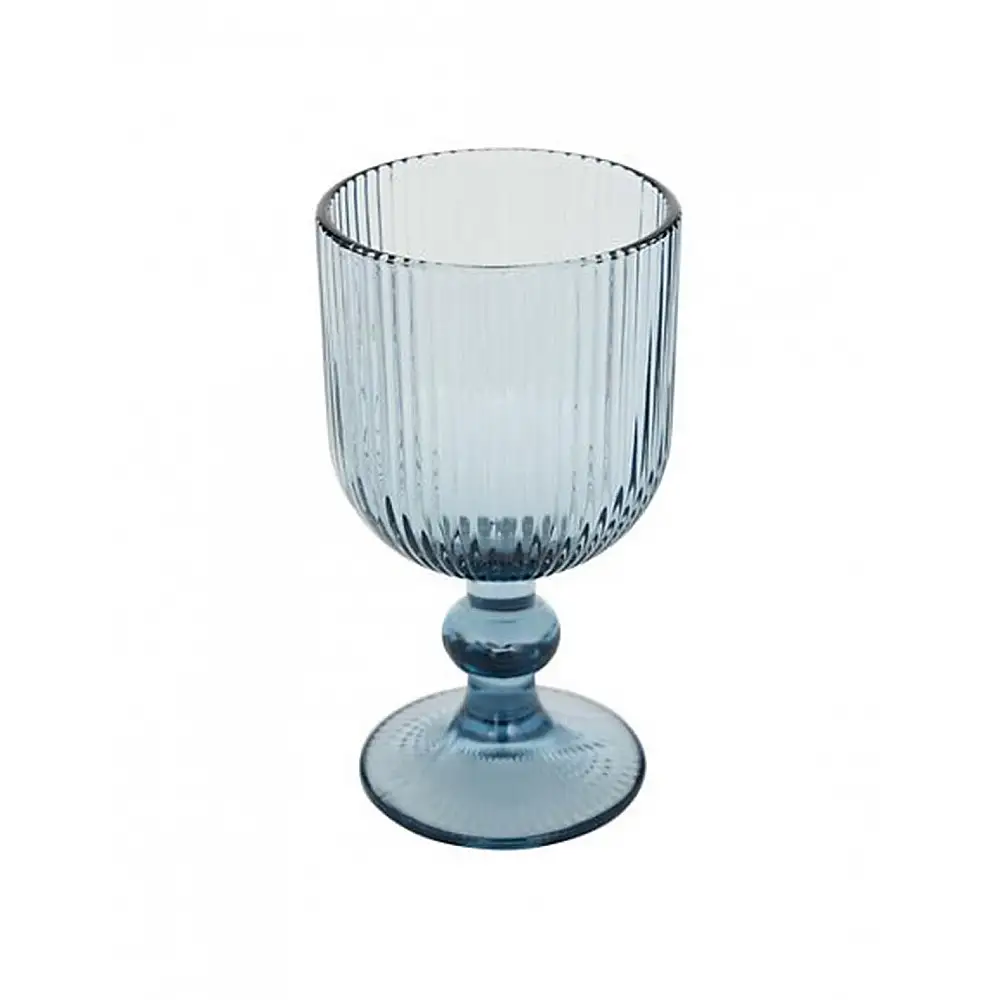 Ποτήρι κρασιού μπλε  7,9x14,3cm