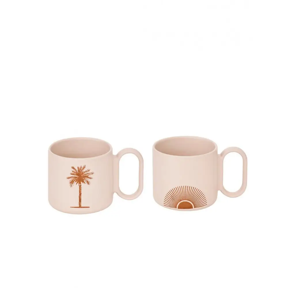 Κούπες  Sunshine  stoneware S/2 36cl/16x9,1x13,5cm