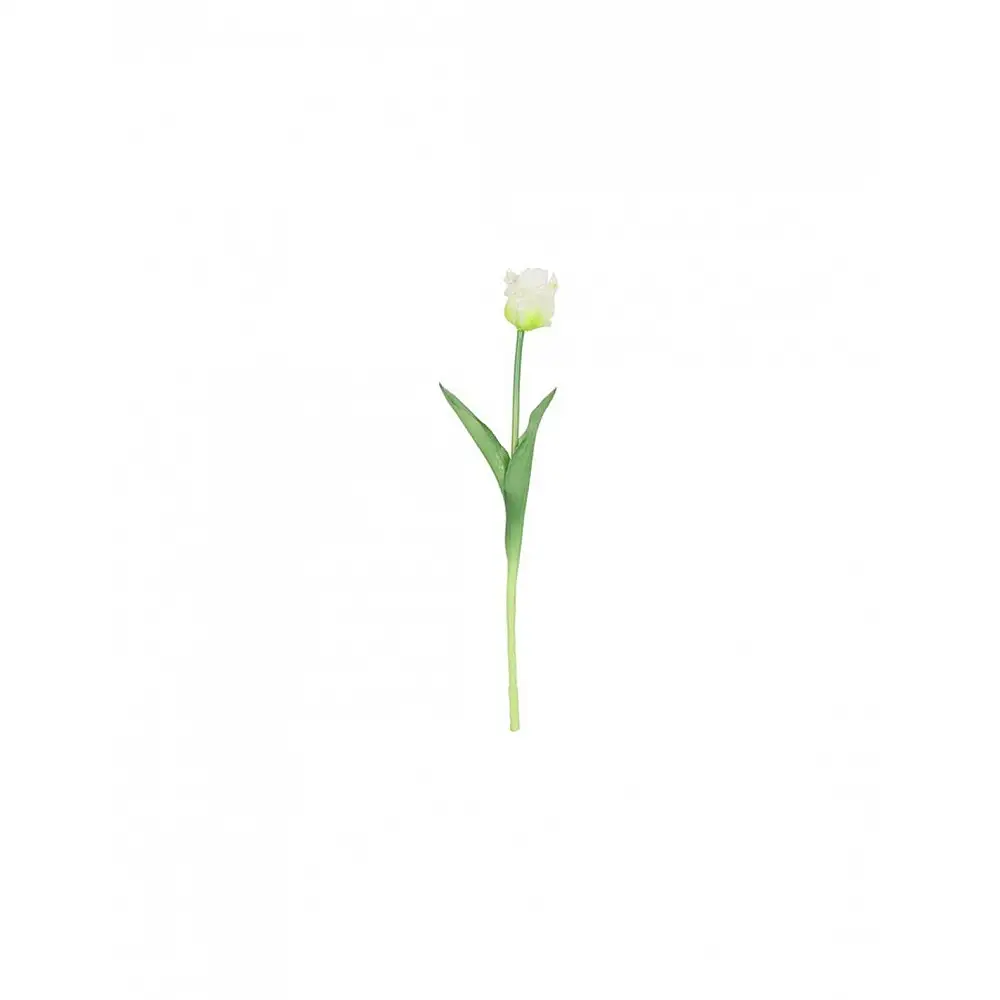 Κλαδι τουλιπα σιλικόνης λευκό 40εκ.