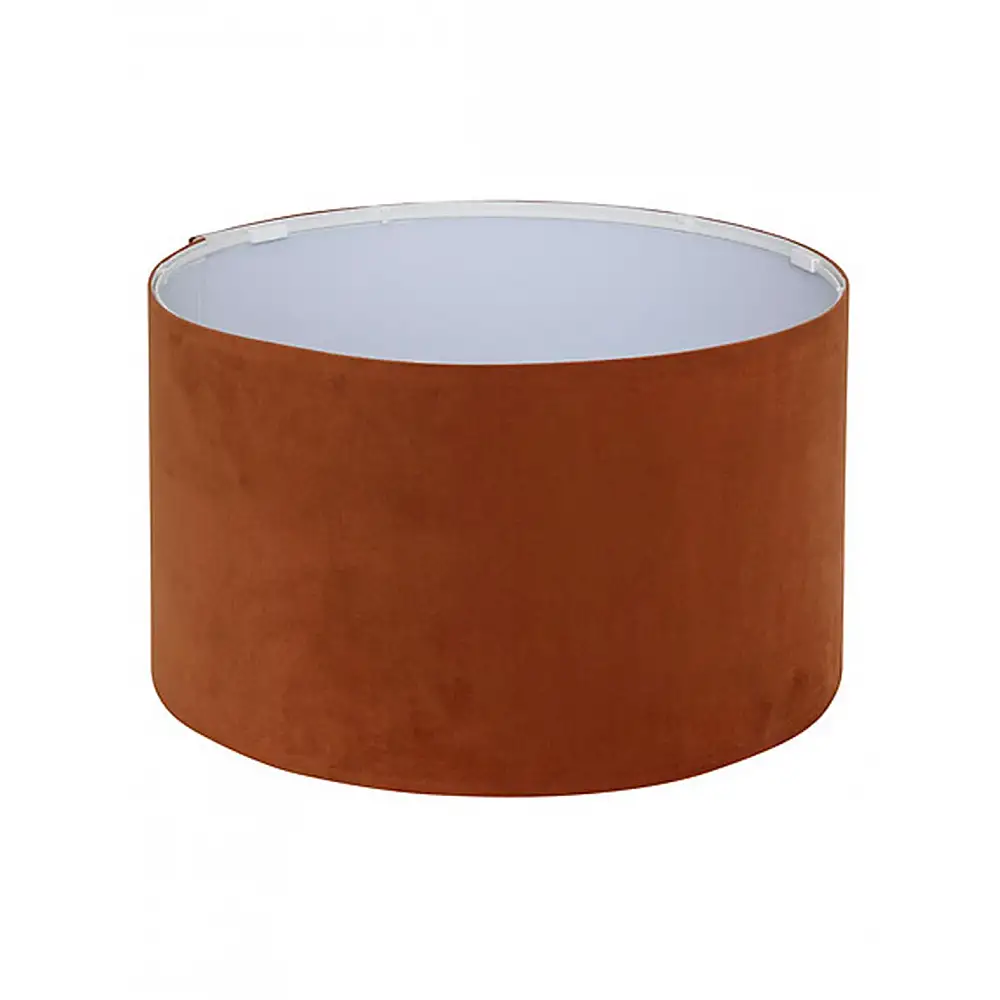 Καπέλο φωτιστικού πτυσ. βελουτε  Terracotta 40x23cm