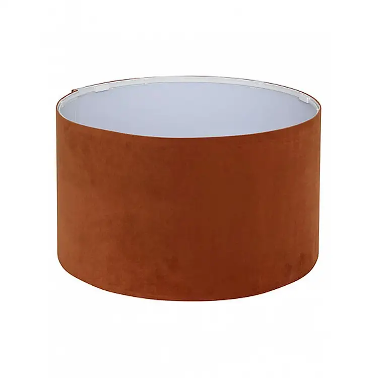 Καπέλο φωτιστικού πτυσ. βελουτε  Terracotta 40x23cm