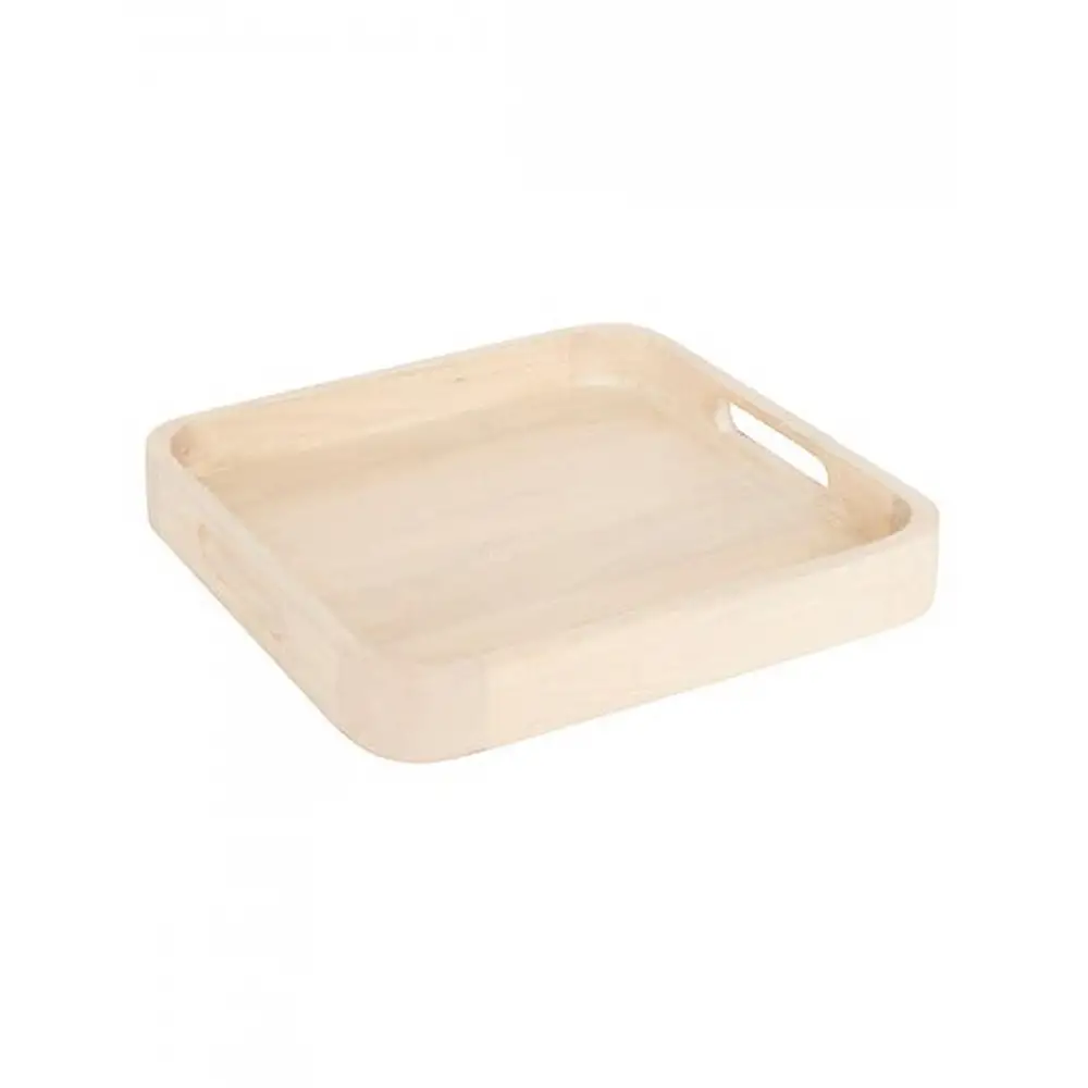 Δίσκος Mango φυσικό 34X34x4 cm