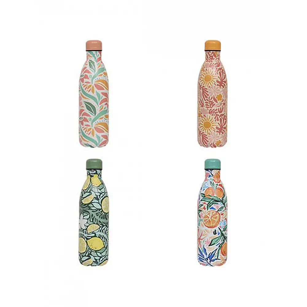 Μπουκάλι θερμός 4σχέδια 1L/9x32cm