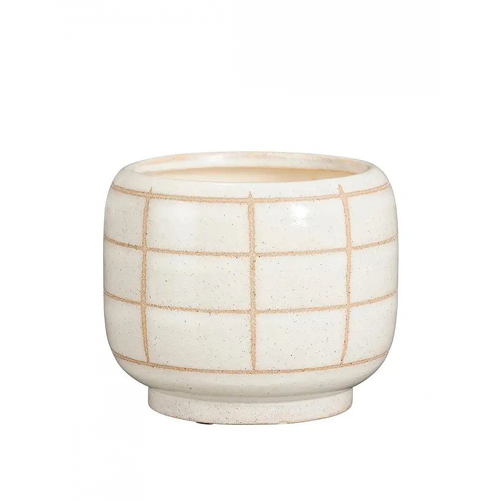 Κασπω κεραμικό κρεμ  καρώ 13,5x11,5cm