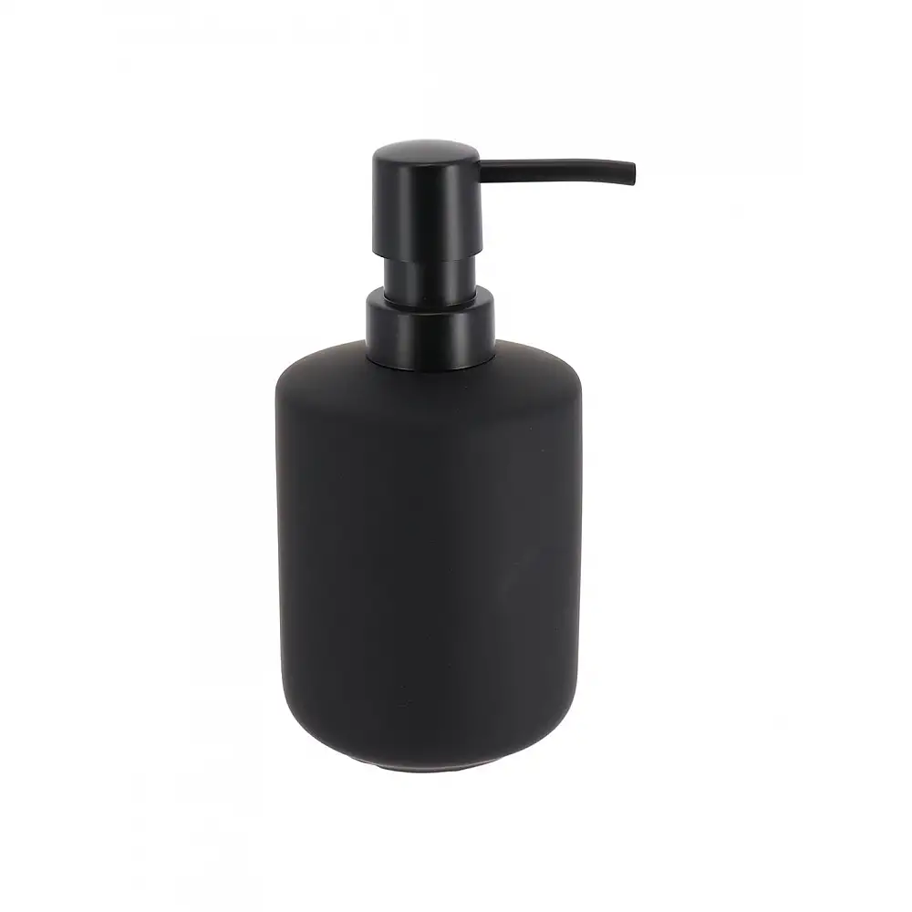 Dispenser μαύρο stoneware 400ml/7,8x16,3cm