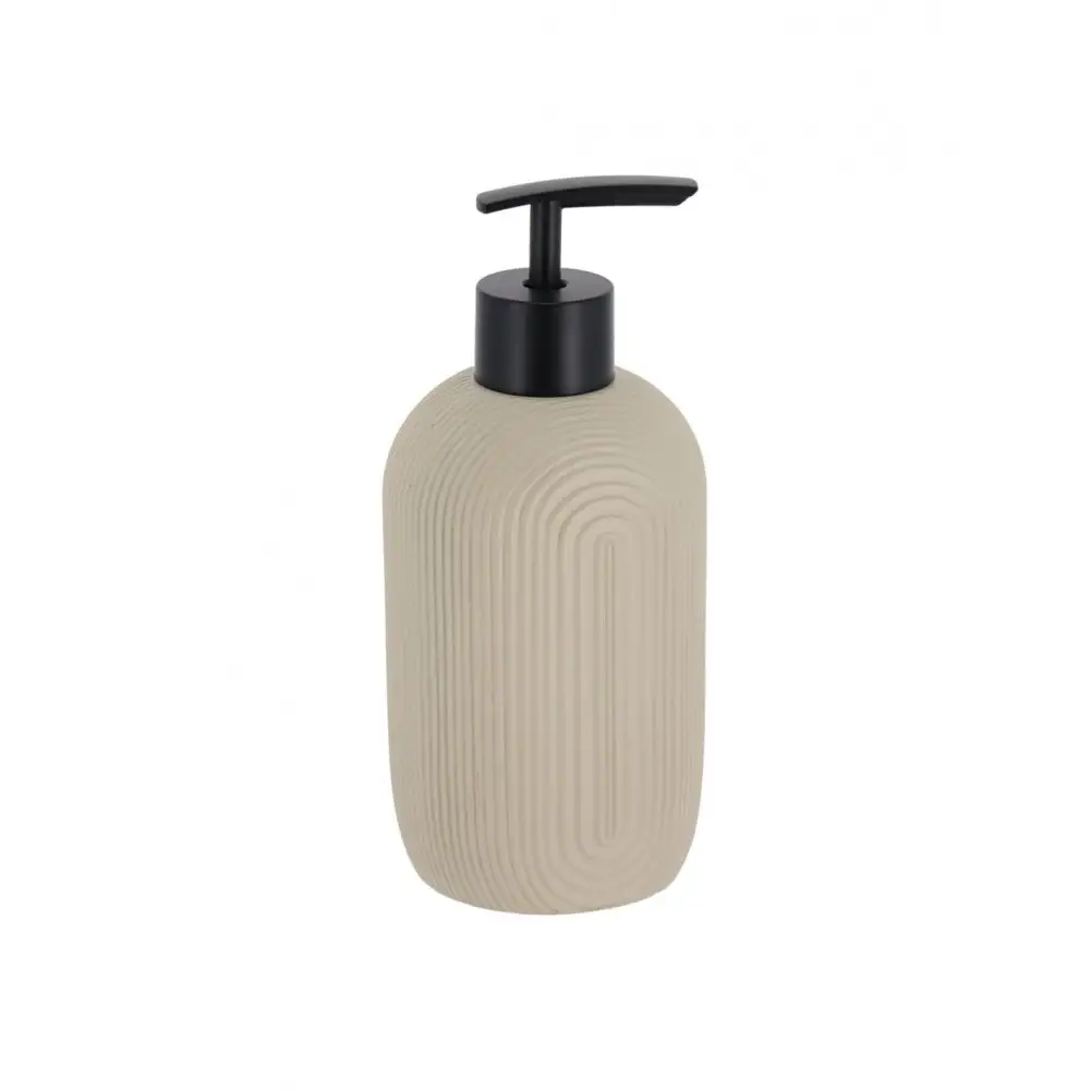 Dispenser μπεζ polyresin 400ml/7x16,5cm